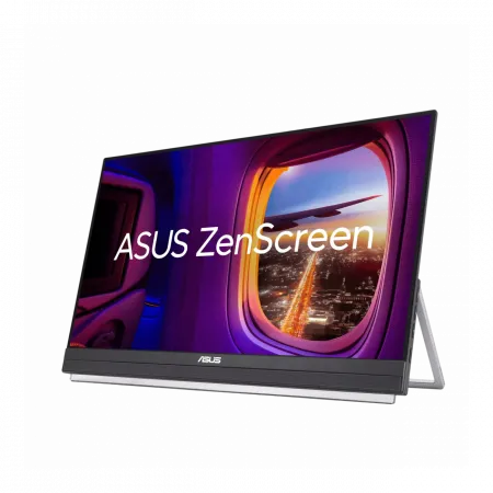 Монітор портативний Asus 21.5" ZenScreen MB229CF HDMI, USB-C, MM, IPS, 100Hz, AdaptiveSync, Pivot, C-Clamp Arm