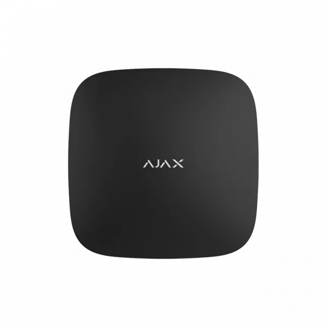 Інтелектуальна централь Ajax Hub 2, gsm, ethernet, jeweller, бездротова, чорний
