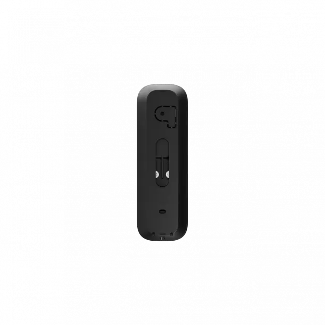 Відеодзвінок Ajax Doorbell, універсальне встановлення, 4 мп, 155° вертикальний 90° горизонтальний, іч 6м, дальнісь виявлення руху 4м, штучний інтелект, wi-fi, чорний
