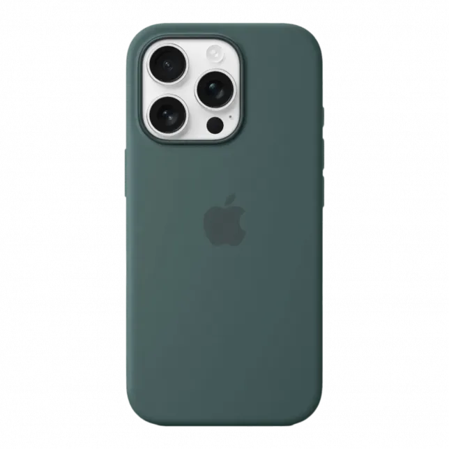 Чохол Apple Silicone Case with Magsafe для iPhone 16 Pro Max (Lake Green)