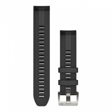Ремінець QuickFit 22 мм, для MARQ/MARQ (Gen 2) Black чорний силіконовий