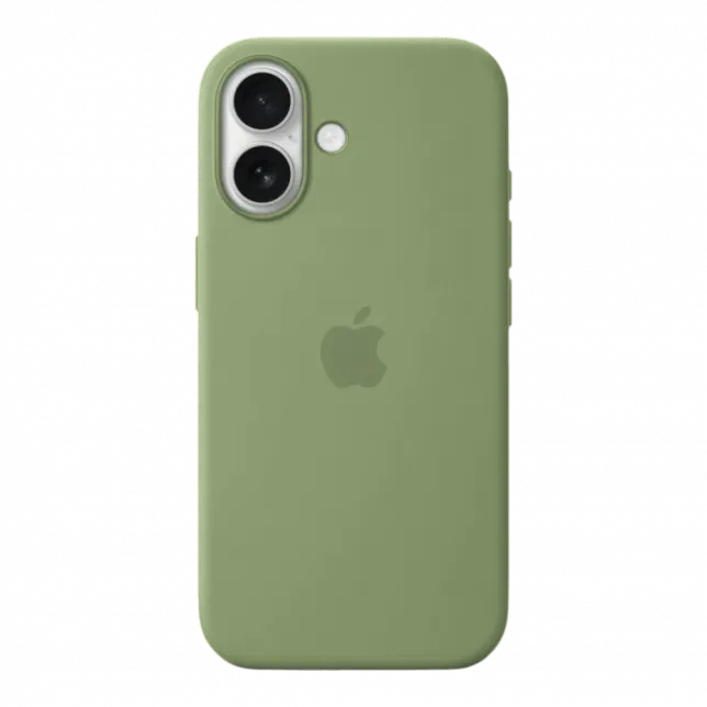 Чохол Apple Silicone Case with Magsafe для iPhone 17 (Light Moss)