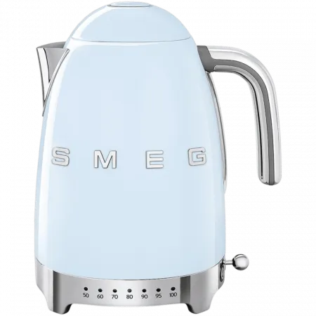 Чайник електричний з регулятором температури Smeg (Blue)