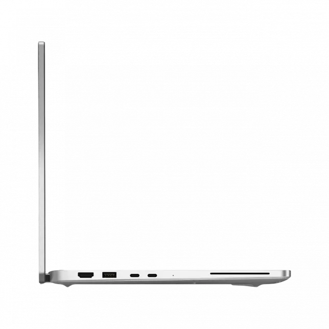 Ноутбук Dell Pro 14 Plus 14" FHD+ AG, Intel U7-268V, 32GB, F512GB, UMA, Win11P, сріблястий, US клавіатура