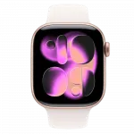 б/у Apple Watch Series 11 GPS, 46mm Rose Gold Aluminum Case with Light Blush Sport Band (M/L)