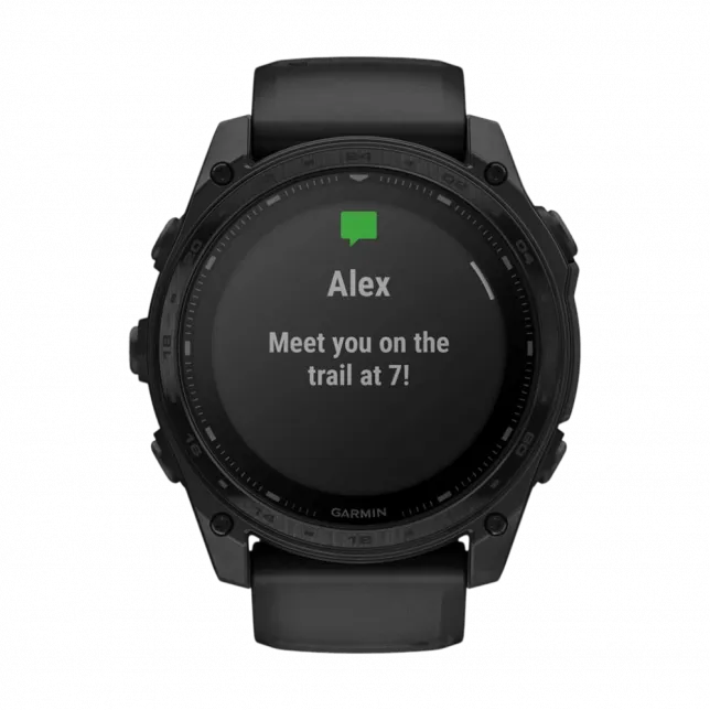 Смарт-годинник Garmin Tactix 8 51 мм Solar З сонячною підзарядкою та балістичним калькулятором Applied Ballistics Ultralight