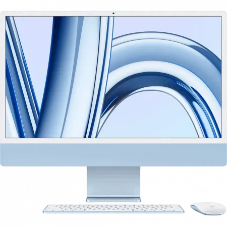 б/у Apple iMac 24 with Retina 4.5K, Apple M3, 512GB, 8 CPU / 10 GPU, 8GB RAM, Blue (2023)