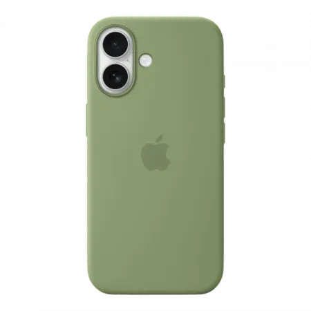 Чохол Apple Silicone Case with Magsafe для iPhone 17 (Light Moss)