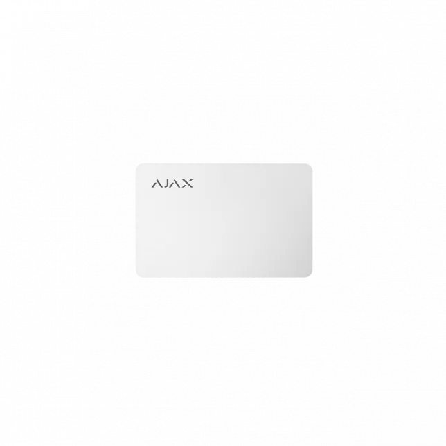 Картка Ajax Pass 1шт, Jeweller, безконтактна, білий