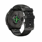 Смарт-годинник Garmin Fenix 9 Pro - inReach, 47мм Carbon Gray DLC Titanium з Black/Pebble Grey чорним/темно-сірим силіконовим ремінцем