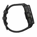 Смарт-годинник Garmin Instinct 3 45 мм, AMOLED Black чорний з Black чорним силіконовим ремінцем