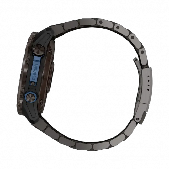 Смарт-годинник Garmin Descent Mk3i 51 мм Carbon Grey DLC Titanium з DLC Titanium титановим браслетом