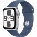 б/у Apple Watch SE 2 GPS 40mm Silver Aluminum Case with Storm Blue Sport Band - S/M 2023