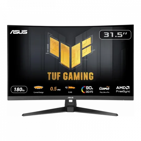 Монітор Asus 31.5" TUF Gaming VG32WQ3B 2xHDMI, DP, MM, VA, 2560x1440, 180Hz, 0.5ms, sRGB 120%, CURVED, FreeSync, HDR10