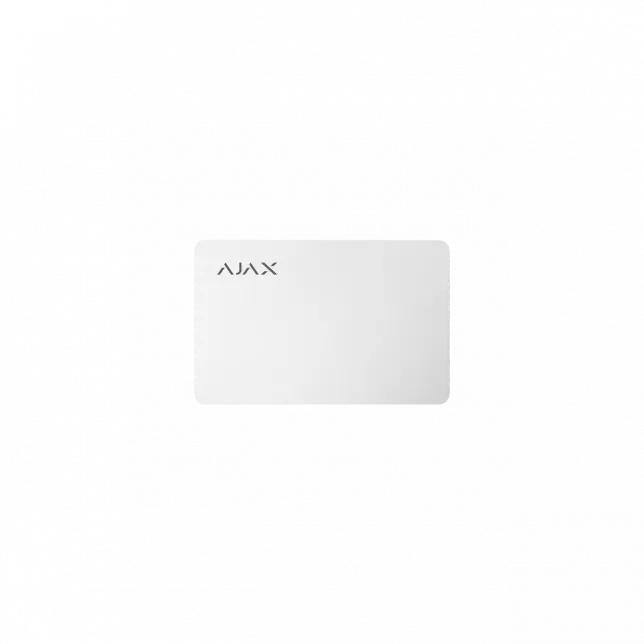 Картка Ajax Pass 3шт, jeweller, безконтактна, білий (23496.89.WH)