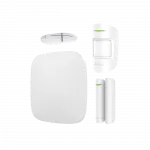 Комплект охоронної сигналізації Ajax StarterKit, hub, motionprotect, doorprotect, spacecontrol, jeweller, бездротовий, білий (20288.56.WH1)