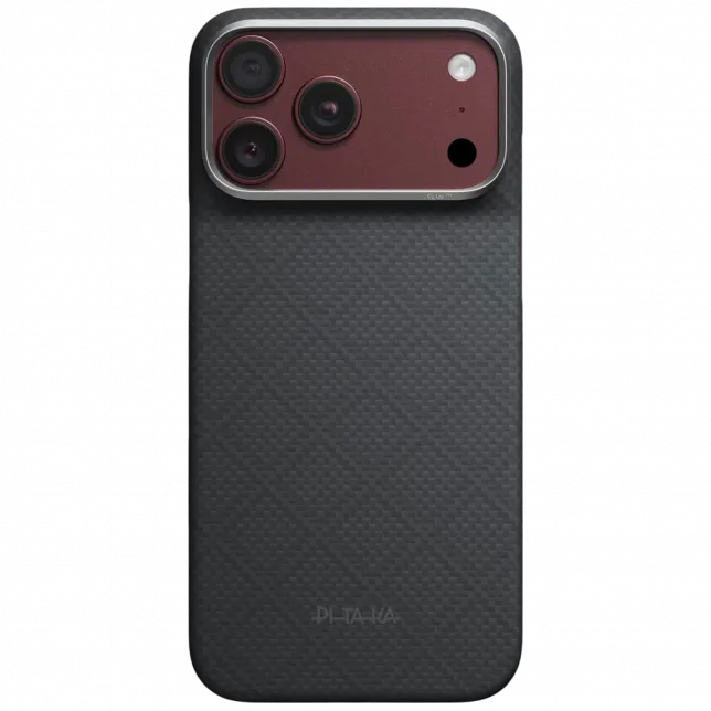 Чохол Pitaka Edge Ultra-Slim Argyle для iPhone 18 Pro Max/17 Pro Max Lava Black