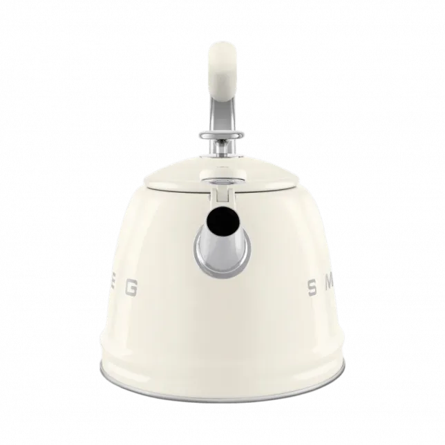 Чайник зі свистком Smeg (Cream)