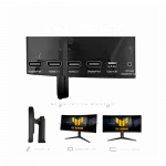 Монітор Asus 34" TUF Gaming VG34WQL5A 2xHDMI, 2xDP, 4xUSB, MM, VA, 3440x1440, 21:9, 200/400Hz, 1ms, sRGB 120%, CURVED, FreeSync, HAS, HDR400