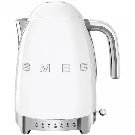 Чайник електричний з регулятором температури Smeg (White)