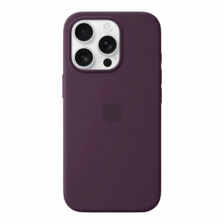 Чохол Apple Silicone Case with Magsafe для iPhone 16 Pro Max (Plum)