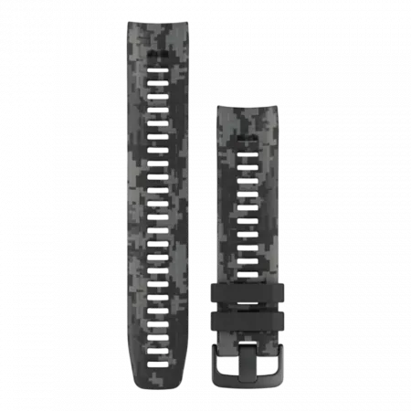 Ремінець 22 мм, (Instinct серія) Graphite Camo сірий силіконовий