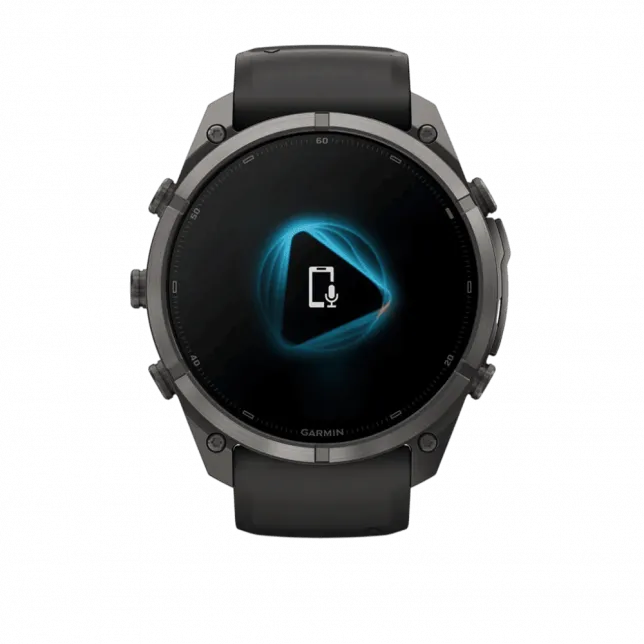 Смарт-годинник Garmin Fenix 9 Pro 51мм, Carbon Gray DLC Titanium з Black/Pebble Grey чорним/темно-сірим силіконовим ремінцем