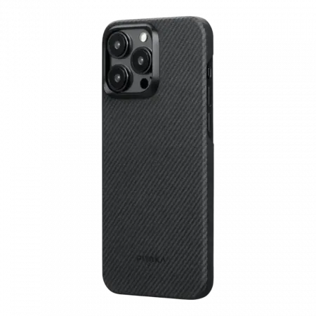Чохол Pitaka MagEZ Case 4 Twill 600D for iPhone 15 Pro Max Black/Grey
