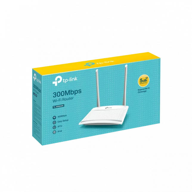 Маршрутизатор TP-LINK TL-WR820N N300, 2xFE LAN, 1xFE WAN