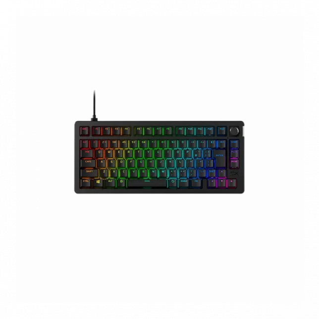 Клавіатура механічна HyperX Alloy Rise 75key, Red, USB-A, EN/UA, RGB, чорний
