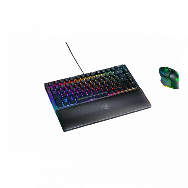 Клавіатура Razer BlackWidow V4 75% RGB 83key Mechanical Tactile Switch GEN-3, USB-A, EN, чорний