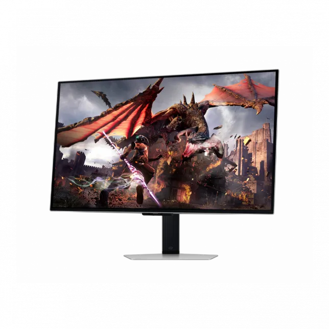 Монітор Samsung 32" Odyssey G80SD HDMI, DP, USB, Bluetooth, OLED, 3840x2160, 240Hz, 0.3ms, G-Sync Compatible