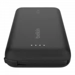 Повербанк Belkin 10000mAh 20W з інтегрованим кабелем USB-C, Black