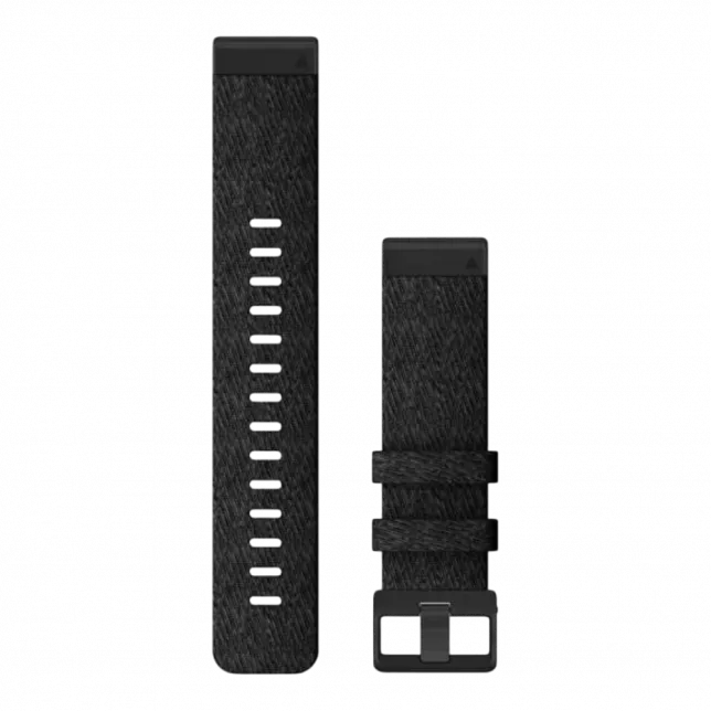 Ремінець QuickFit 22 мм, Heathered Black чорний нейлоновий
