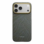 Чохол Pitaka Edge Ultra-Slim Breath of Veins для iPhone 17 Pro Max Dive Green