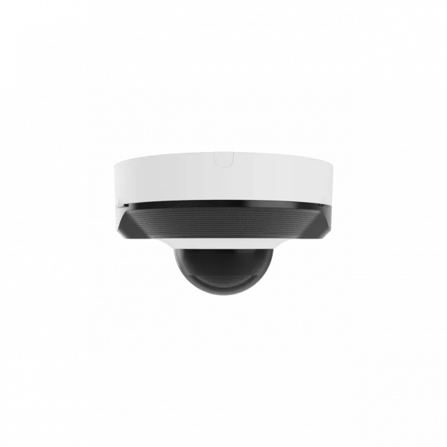 IP-Камера дротова Ajax DomeCam Mini, 8мп, 2.8мм, Poe, True WDR, IP 65, ІЧ 30м, аудіо, кут огляду 100° до 110°, міні купольна, біла