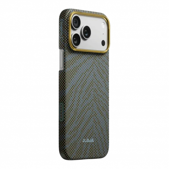 Чохол Pitaka Edge Ultra-Slim Breath of Veins для iPhone 17 Pro Dive Green