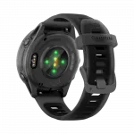 Смарт-годинник Garmin Forerunner 570 42мм Slate Gray Aluminum з Translucent Black чорним силіконовим ремінцем