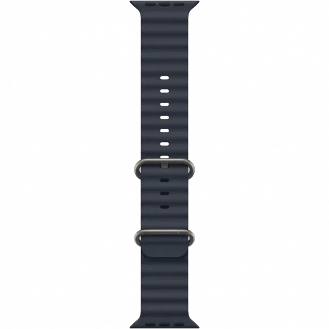 Apple Watch Ultra 4 GPS + LTE 49mm Natural Titanium Case with Navy Ocean Band (MJCR4+MXTH3)