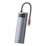 Перехідник Baseus HUB 8-in-1 Type-C Space Gray