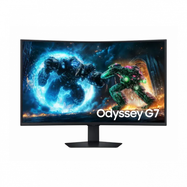 Монітор Samsung 37" G7 G75F 4K HDMI, DP, USB, VA, 3840x2160, 165Hz, 1ms