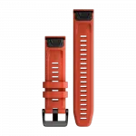 Ремінець QuickFit 22 мм, Flame Red червоний силіконовий