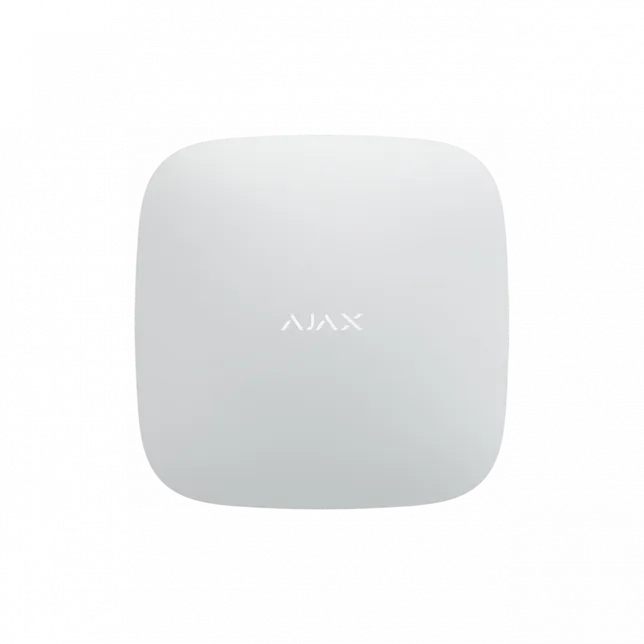 Інтелектуальна централь Ajax Hub, gsm, ethernet, jeweller, бездротова, білий