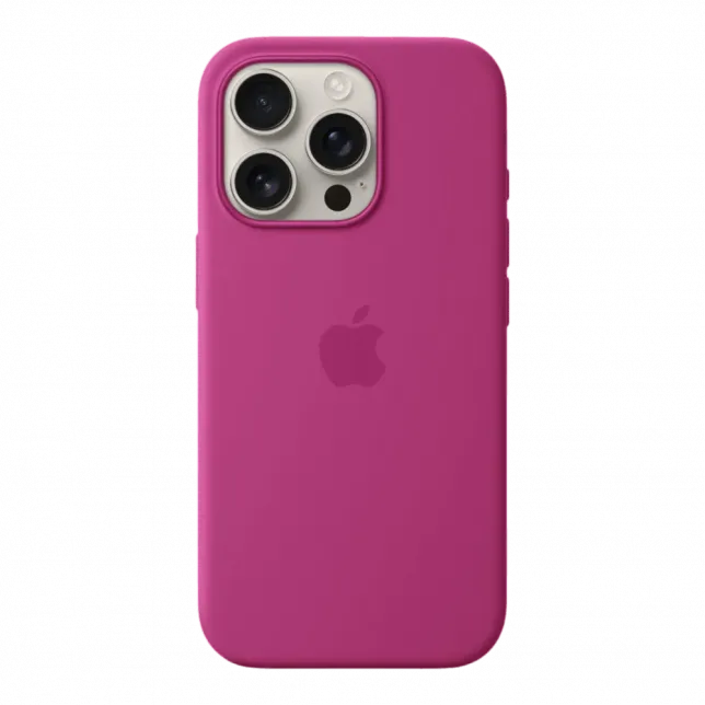 Чохол Apple Silicone Case with Magsafe для iPhone 16 Pro Max (Fuchsia)