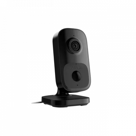 Камера відеоспостереження Ajax IndoorCam, внутрішня, 4мп, 110° вертикальний 60° горизонтальний, іч 8м, штучний інтелект, wi-fi, чорна