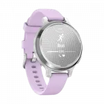 Смарт-годинник Garmin Lily 2 Active Silver з Purple Jasmine бузковим силіконовим ремінцем