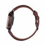 Смарт-годинник Garmin Lily 2 Classic Dark Bronze з Mulberry бордовим шкіряним ремінцем