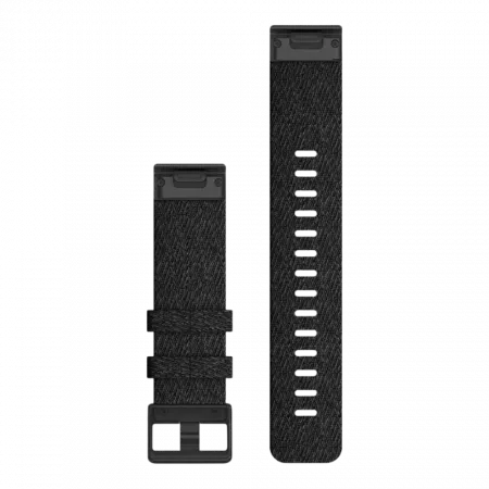 Ремінець QuickFit 22 мм, Heathered Black чорний нейлоновий