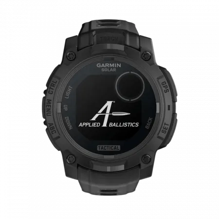Смарт-годинник Garmin Instinct 3 45 мм, Solar, Tactical Edition Black чорний з чорним силіконовим ремінцем