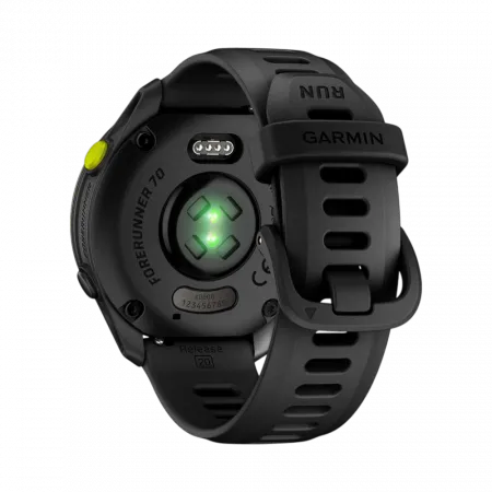 Смарт-годинник Garmin Forerunner 70 Black з чорним ремінцем